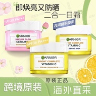 Cadangan produk laris [GARNIER] Garnier VC Lemon Face Cream Sunscreen Day Cream 50ml Moisturizing Ni