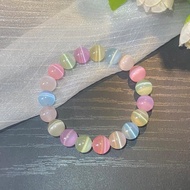 Dopamine Sweet Colorful Candy Colorful Candy Color Opal Bracelet Women's Macaron Colorful Candy Colo