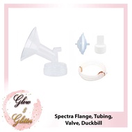 Spectra 24mm, 28mm, 32mm Breast pump Accessories | Flange | Duckbill | Backflow Protector | Tubing
