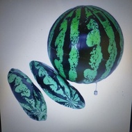 WATERMELON PATTERN RUBBER BALL