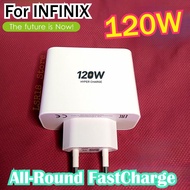 infinix Note 12 VIP 120W Hyper Charger Original USB Type C Fast Charger 120 Watt