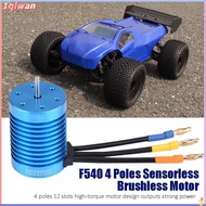 1qiwan-my RC Car Motor Brushless  3000KV / 4370KV Sensorless Cooling Fans Surpass for 1/10 1/12 Truc