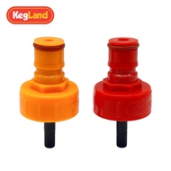 Kegland PLASTIC CARBONATION & LINE CLEANING CAP & FERMZILLA PRESSURE CAP HOMEBREW