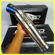☪ ▫ ♧ (100% Original Creed Exhaust) Universal 51mm Motorcycle Exhaust Pipe Canister / Creed Exhaust