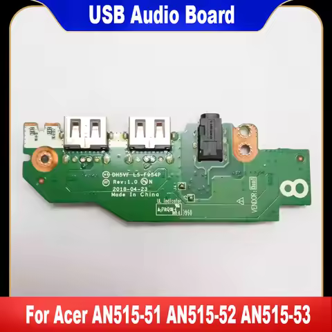 DH5VF LS-F954P USB Audio Board For ACER Nitro 5 AN515-51 AN515-52 AN515-53 A715-71G A715-72G For Pre