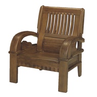 [特價]【Hampton 漢汀堡】道爾正樟木實木單人板椅