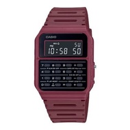 CASIO Databank series VINTAGE 復古 計算機電子功能錶 CA-53WF-4B 紅色