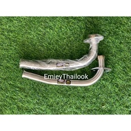 🔥YAMAHA NOUVO S MANIFOLD EKZOS/EXHAUST RACING STEEL 28mm THAILAND 🔥THAILOOK (READY STOK)