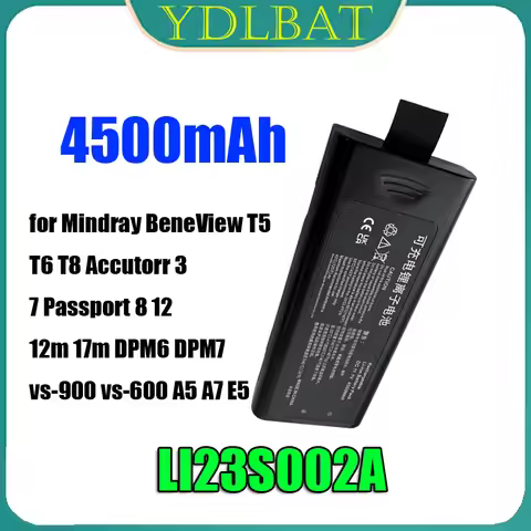 Battery for Mindray BeneView T5 T6 T8 Accutorr 3 7 Passport 8 12 12m 17m DPM6 DPM7 vs-900 vs-600 A5 