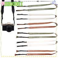 SHOUOUI Camera Shoulder Strap, Adjustable Retro Micro Single Strap, Accessories PU Leather Neck Stra