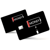 Cross-border new arrival MONEY Credit Card Skin Card Sticker Small Core Creative Waterproof Car Card