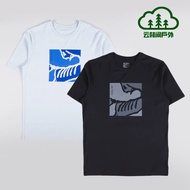 Casual daily  Arcteryx Square Minimal Bird Print Pure Cotton Short Sleeve T Shirt Men Casual Outdoor