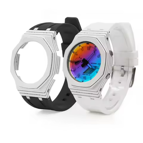 Meteorite Carbon Fiber Oak Gm 2100 GA2100 Mod Kit for Ga-2100-1A1ER Rubber strap Fiber Case for GA-2