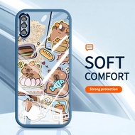 YBD Clear Phone Case For Samsung Galaxy A50 A50S A30S A307 A03S A02S M02S A025 A307 Cute Brown Guine