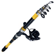 Ghotda Fishing Rod Kits With 2.1-3.6M Telescopic Sea Rod And Sp