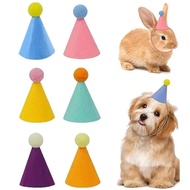 Reusable 6pcs Set Mini Party Hats Lightweight Colorful Cone Hats Party Hats Christmas Party