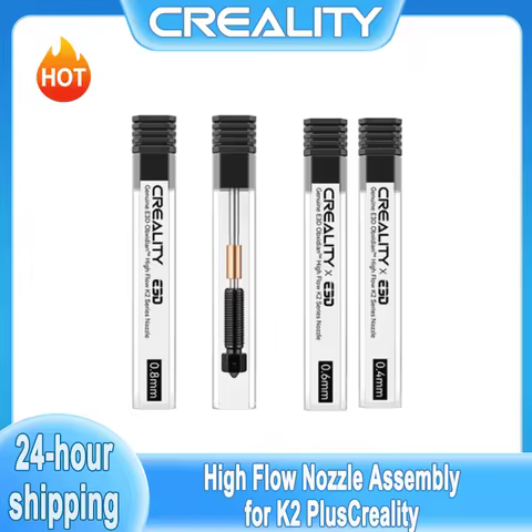 Creality K2 Series Genuine E3D Obxidian™ High Flow Nozzle Assembly 0.4/0.6/0.8mm for K2 Plus Crealit