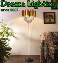 Dream Lighting / LUXURY modern crystal floor lamp stand light living hall / lampu lantai Lampu hiasan ruang tamu