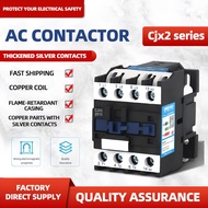 220V AC contactor CJX2-1210/CJX2-1810/CJX2-3210 with silver contacts and copper wire