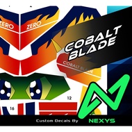 ♞B-Daman Cobalt Blade - TV Animation Version Sticker