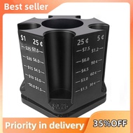 Coin Counter Coin Sorter, 2 In-1 Desk Organizer, 360°Rotatable Coin Sorter & Pen Holder,Coin Counter
