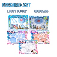 LUSTYBUNNY | NININANO Feeding Set LB-1419 | NN8001 | NN8003 | NN8101 | NN8102 | Baby Feeding Set BPA