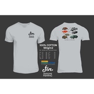 F'in 100% COTTON Groupers of the World sport fishing t-shirt UNISEX Asian regular size vise hook ass