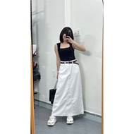 8seconds white A-line skirt