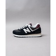 CASUAL SHOES / New Balance 574 - BLACK WHITE MAROON