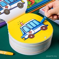 Buku Mewarna Kanak-kanak Buku Lukisan Mewarna Doodle untuk Kanak-kanak Berumur 2-6 Tahun Buku Lukisa