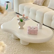Red Modern Creative Small Apartment Coffee Table Coffee Table Special-Shaped Household Cream Cloud T