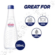 Evian Sparkling Carbonated Natural Mineral Water 750ML/330ML/Evian Natural Mineral Water Glass Bottle 750ml