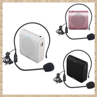 (KHAJ) Portable Microphone Loud Speaker Mini Voice Amplifier with USB TF Card FM Radio for Teacher Tour Guide