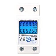 C3Din Rail Digital Single Phase Reset Zero Energy Meter KWh Electric Meter LCD Digital Energy Electr