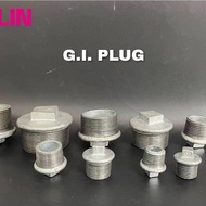 G.I. PLUG GALVANIZED IRON PIPE FITTING 1/2" 3/4" 1" 1-1/2" 2"