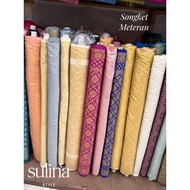 Sulina Style - Songket Fabric, Songket Material Songket/ by the Meter Palembang Songket/, Woven Song