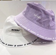 絕版 賣斷貨 NERDY 21SS 漁夫帽 新款 刺繡 字母 韓國代購 帽子 NERDYSSEY  M 紫色