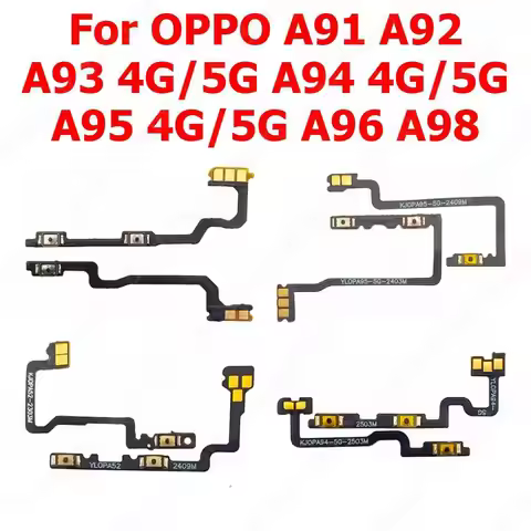 Power On Off Volume Flex Cable For OPPO A91 A92 A93 A94 A95 A96 A98 4G 5G Switch Side Button Mute Ke