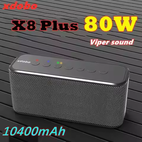 XDOBO X8 Plus TWS Wireless Bluetooth Speaker 80W Subwoofer Soundbar Mobile Phone Charging Soundbox E