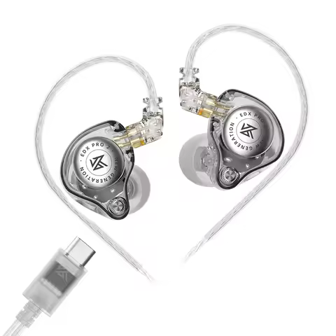 KZ EDX PRO 2 in Ear Earphone HIFI Music Earphones Earbud Dynamic Sports Games Headset 2PIN Replaceab