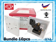 UMS 13A SWITCH SOCKET UMS1213A BAKELITE SIRIM