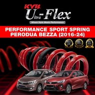 KYB U-FLEX PERODUA BEZZA 1.0 & 1.3 KYB ULTRA FLEX SPORT SPRING (LOWERED SPRING) 4 PCS IN 1 BOX