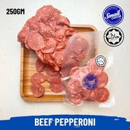 [READYSTOCK][ 250GM+/- | 500GM+/- ] BEEF PEPPERONI HALAL 100% MUSLIM PRODUK
