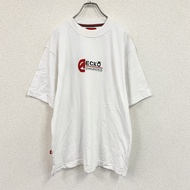 ECKO UNLTD. 短袖印花T卹，白色，L碼，古著。