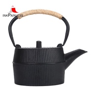 Outdoor Camping Water Pots Iron Tea Potr Cast Iron Teapot Boiling Water Tea Kettle Oolong Tea Teaware Gift