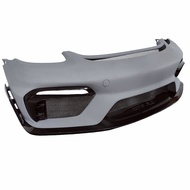 GT4RS Kit For 718 Porsche Upgrade Newest Half Carbon Fiber Body Kit Front Bumper Rear Lip Hood Fende