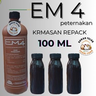 EM4 Livestock Probiotic Liquid Repack 100ml Original Quality