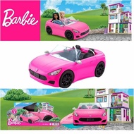 Ffy3- Pink Barbie Doll Car W Rolling Wheels 2 Seater Sports Car Mattel Girls Educational