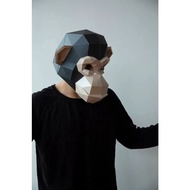 Polycraft 3D Baby Monkey Head Animal Paper Mask Model