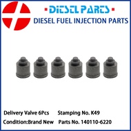 วาล์วส่งมอบปั๊มฉีด6ชิ้น K49 140110-6220 9413614218สำหรับ V2203 Kubota